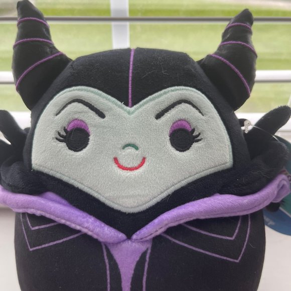 Disney Squishmallows Sleeping Beauty Maleficent Plush 8 inches New with Tags - Picture 4 of 6